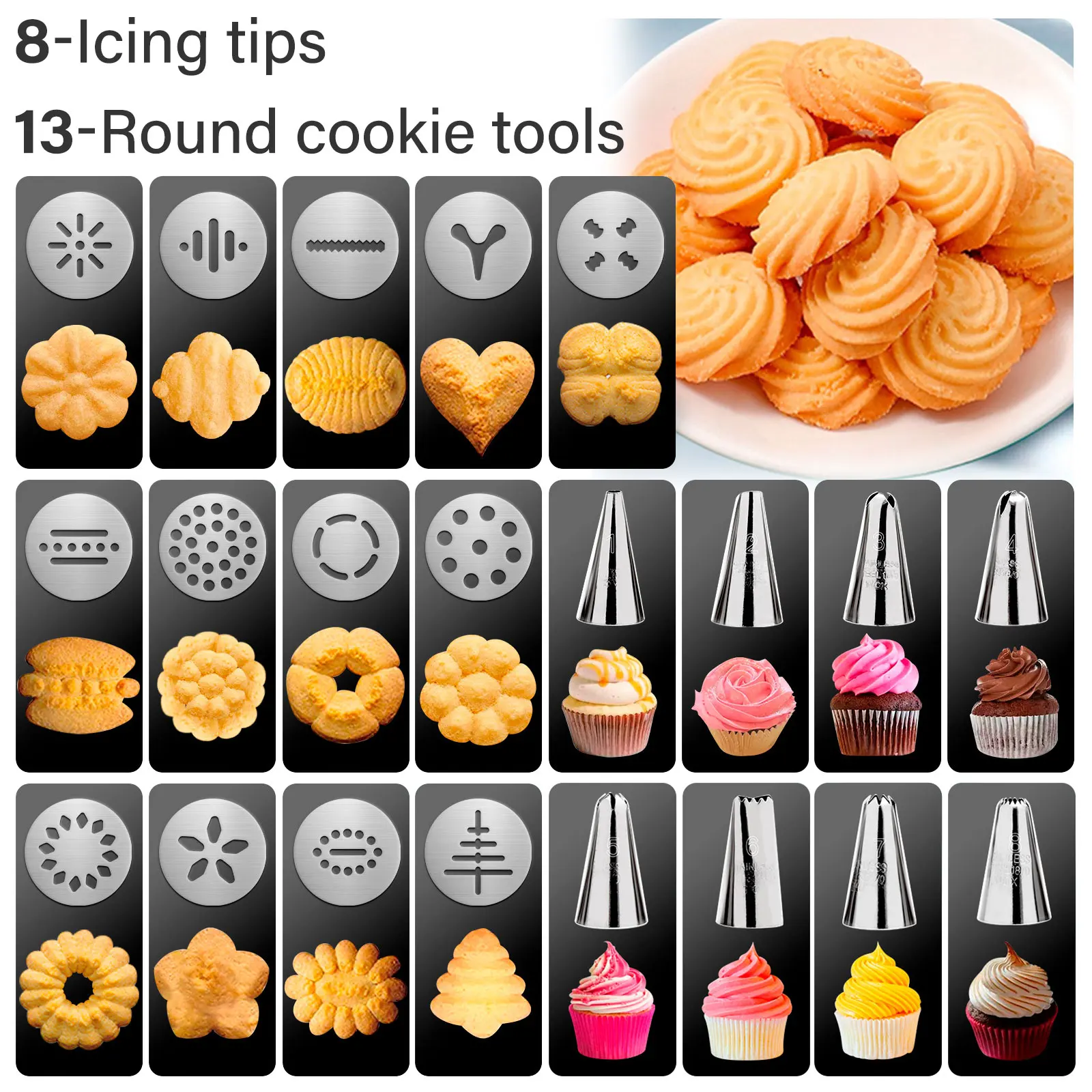 Christmas Cookie Press Gun and - огляд і ціна Churros Maker Gun